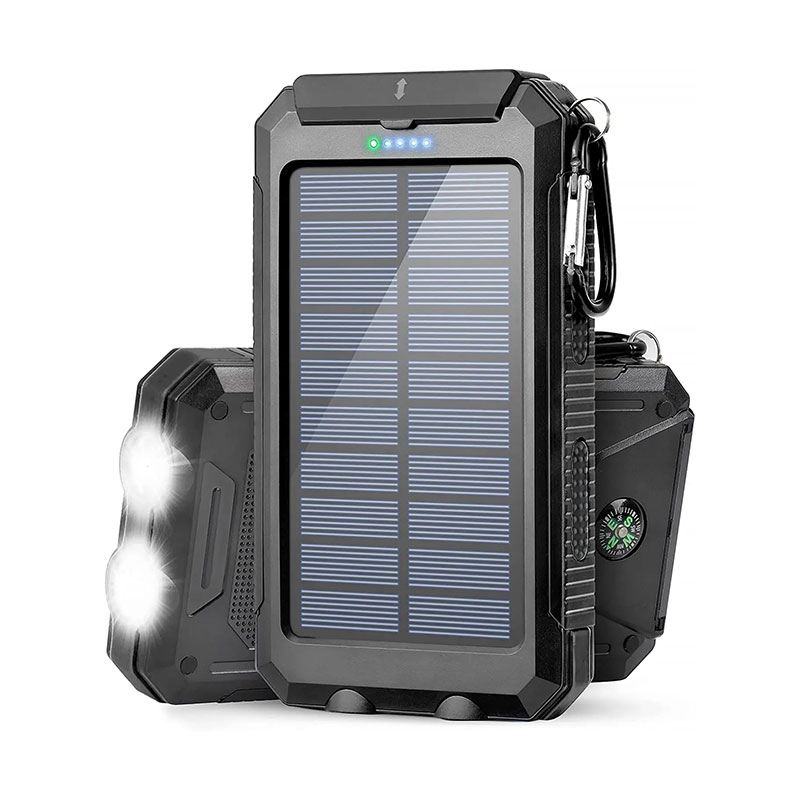 Solar Power Bank Fast Charging for Cell Phone 20000mAh