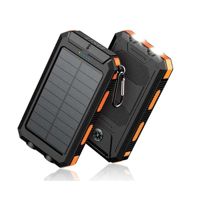 Solar Panel Power Bank 10000mAh