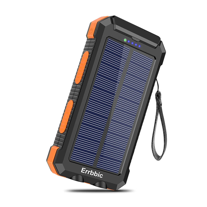 Mini Solar Power Bank Keychain 30000mAh
