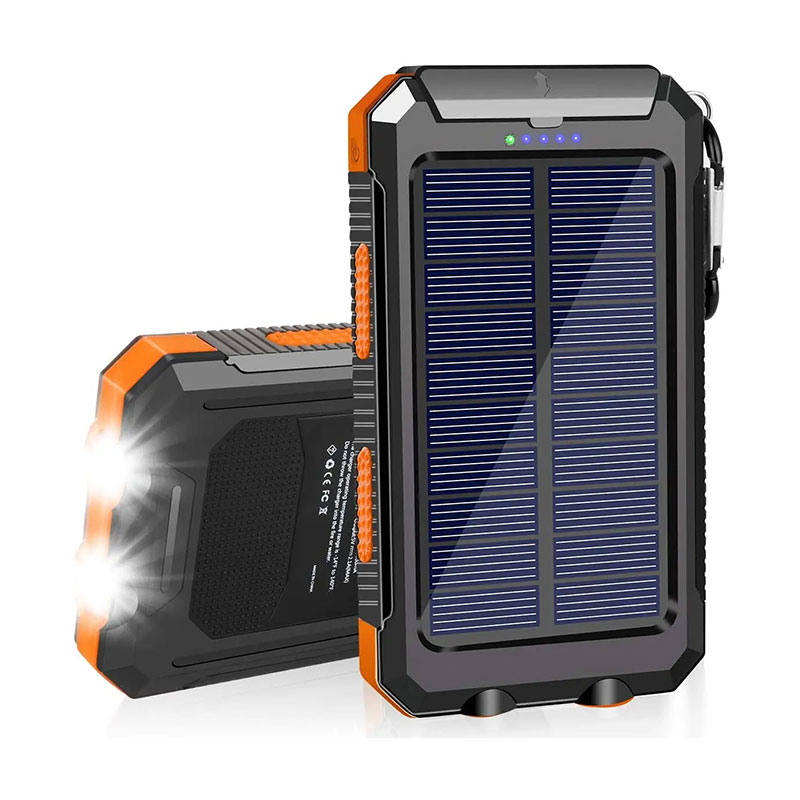 Solar Power Bank Fast Charging for Cell Phone 20000mAh