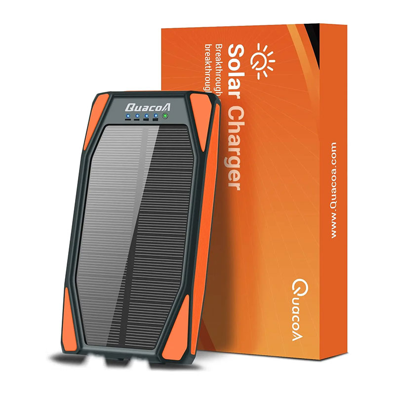 Mini Solar Power Bank Keychain 20000mAh